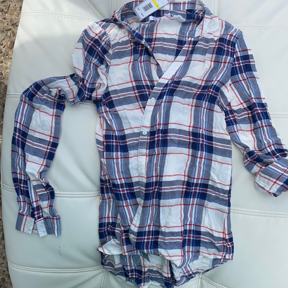 Kenneth Cole Reaction - plaid shirt - size S